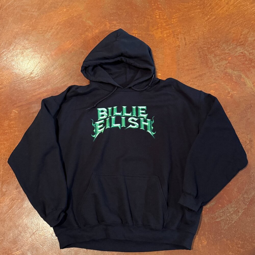 Billie Eilish Black Hoodie Unisex Size XL